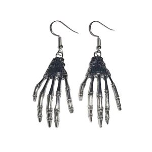 Handcrafted Skeleton Hand Earrings